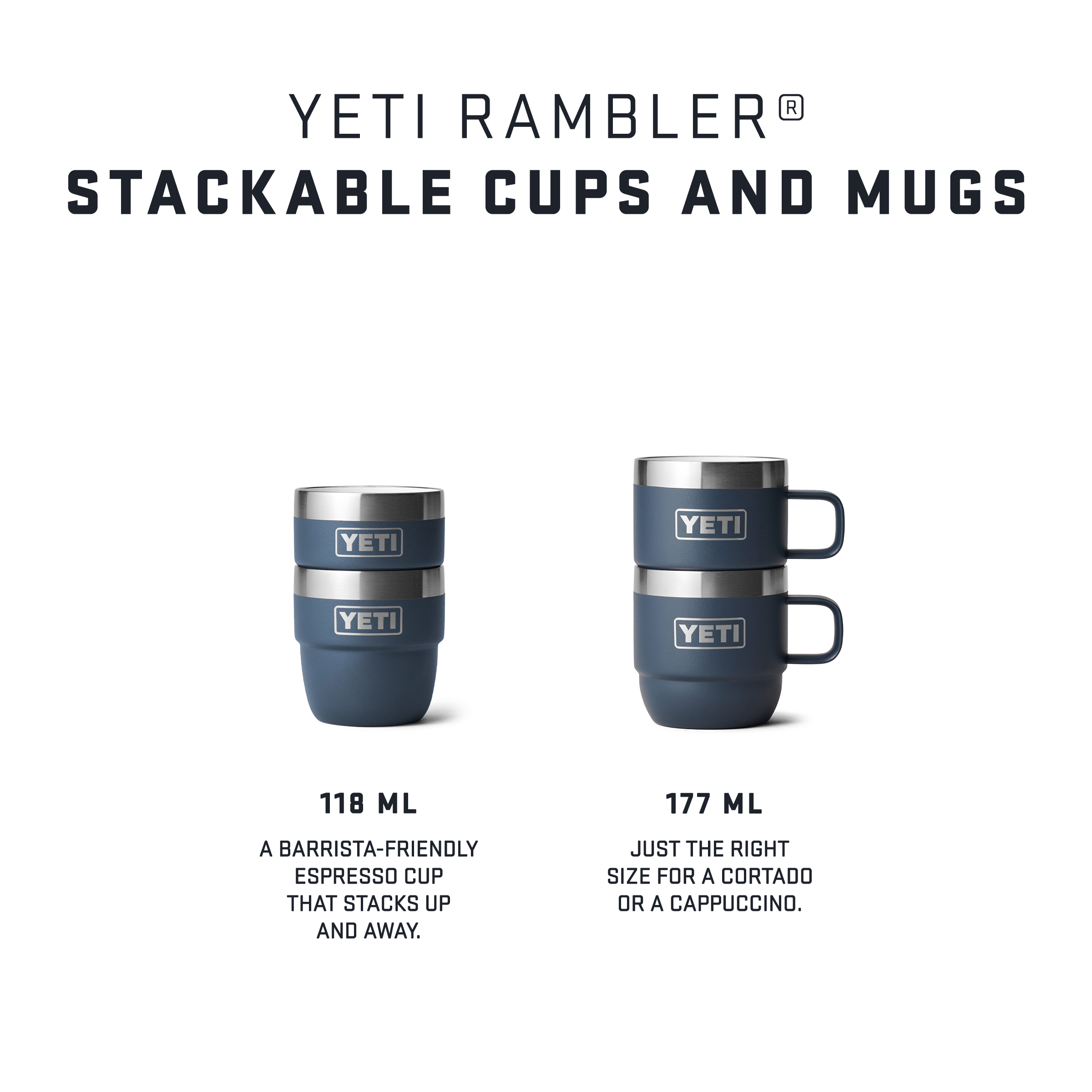 YETI Rambler® 6 oz (177 ml) Stackable Mugs 21071503788