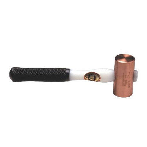 Solid Copper Mallet (3-2/3LB) 50mm Face Plastic Handle - TH706 by Thor