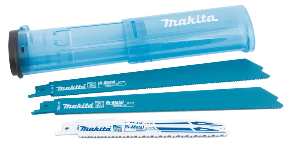 Makita 6Pce Metal Combination Reciprocating Saw Blade Set B-44448