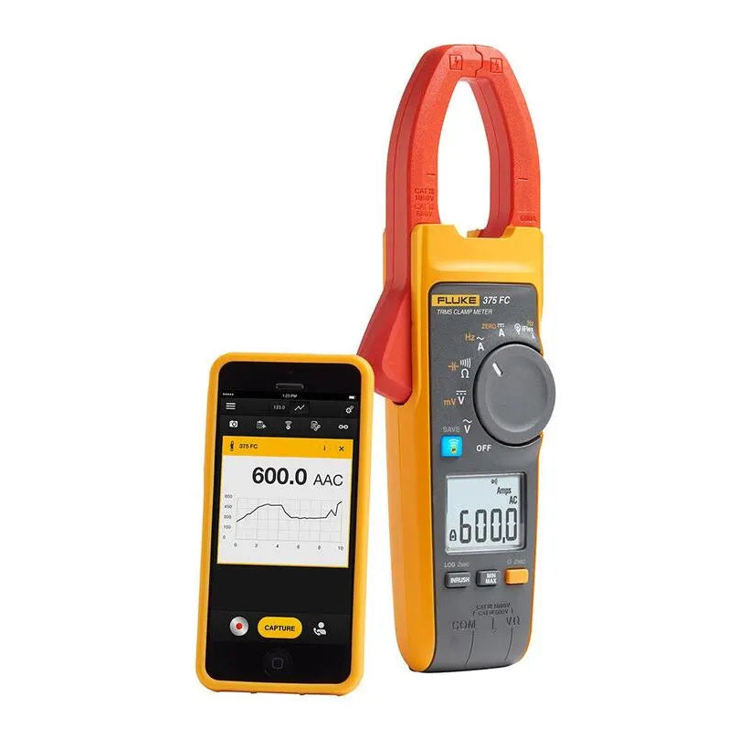 Fluke True-RMS AC/DC Clamp Meter 375FC