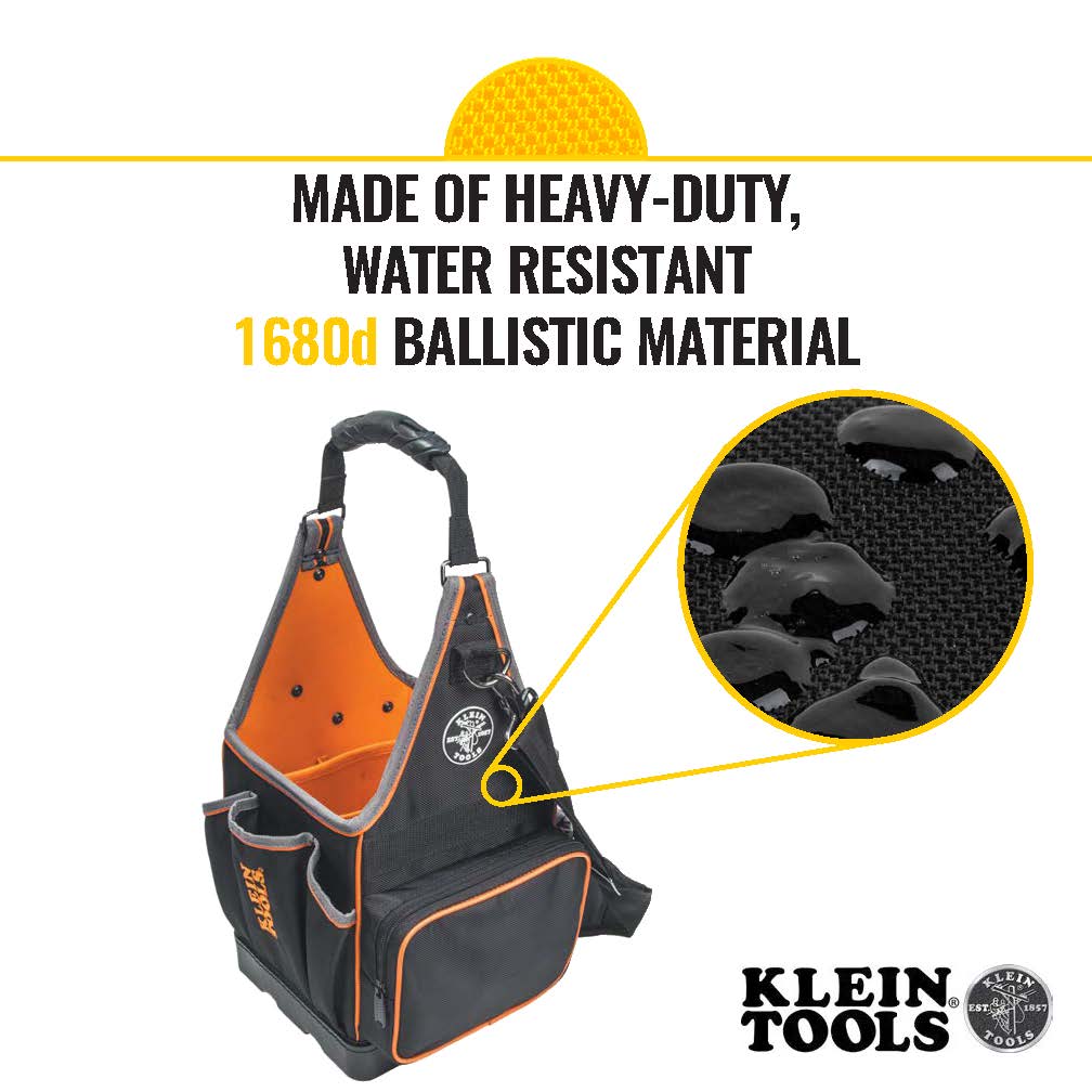 22.2cm 20 Pockets Tool Bag Tradesman Pro™ Tool Tote 554158-14 by Klein