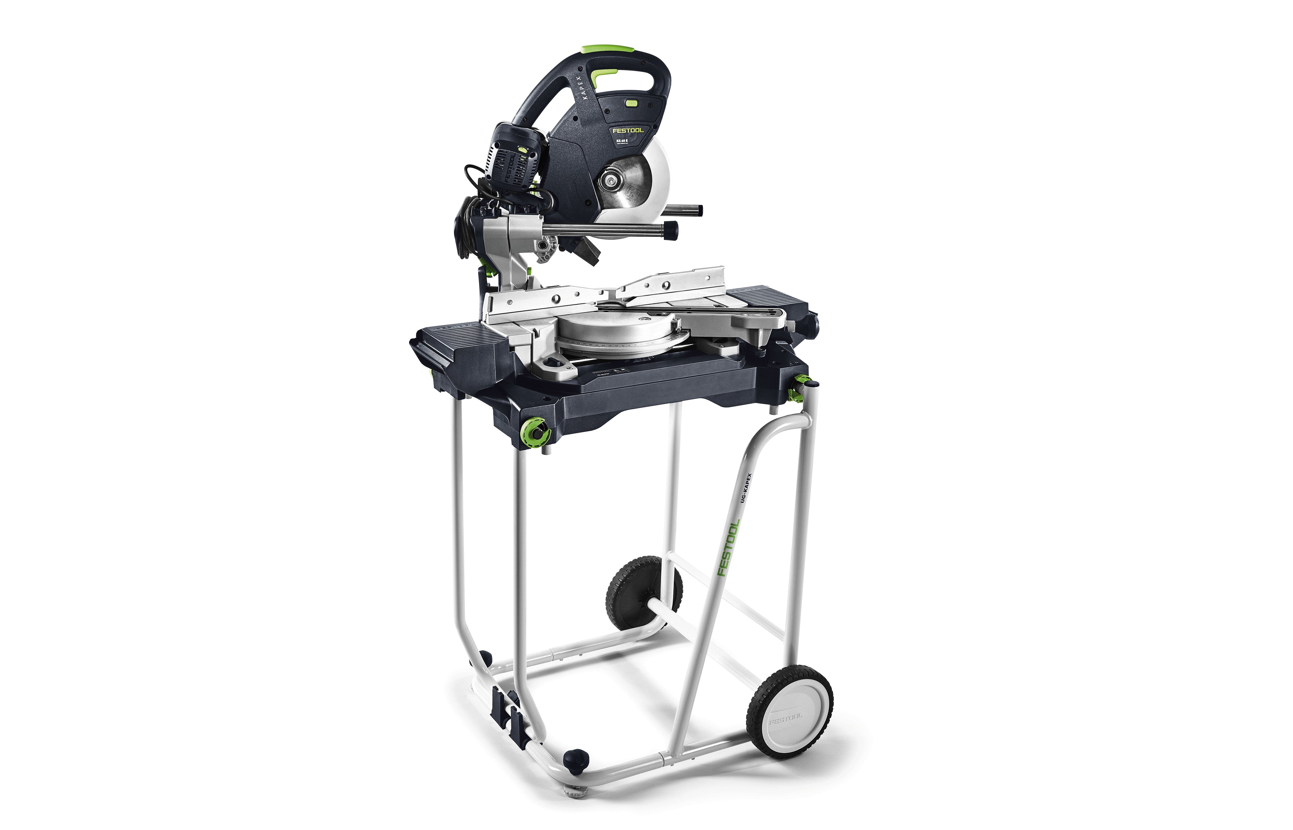 Festool KS 60 KAPEX 216mm Slide Compound Mitre Saw with LED Spotlight Set 57546