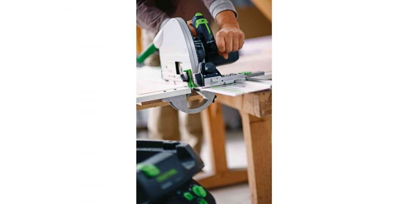 TS 75 210mm Plunge Cut Circular Saw in Systainer with 1400mm Rail 576115 by Festool