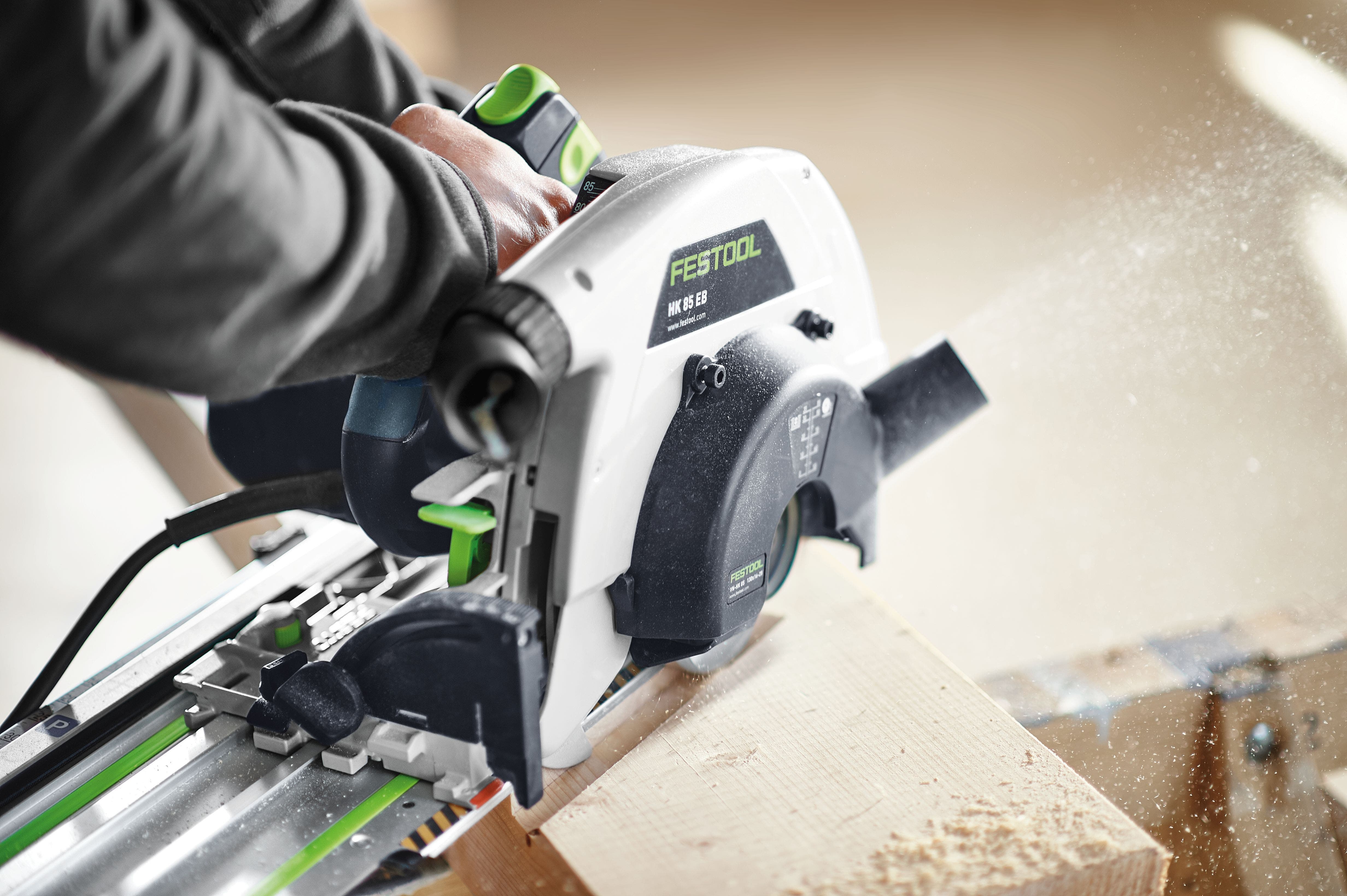 Festool 230mm Circular Saw in Systainer with 420mm Cross Cut Rail HK 85 EB-Plus-FSK420 (576143)