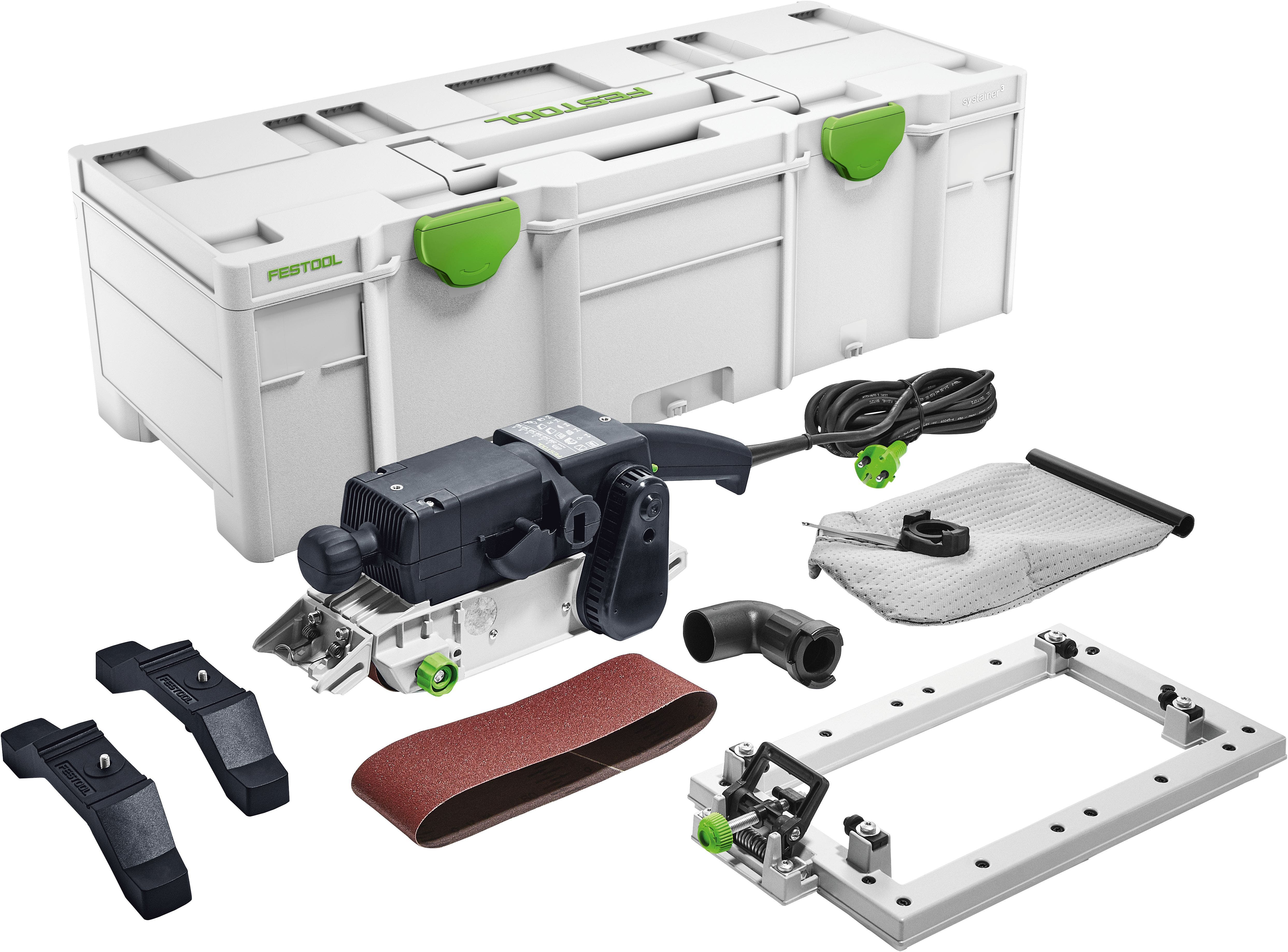 Festool 75mm x 533mm Belt Sander in Systainer with Sanding Frame Set BS 75 E 576297