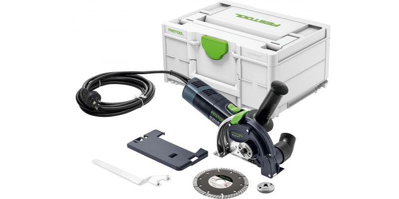 DSC 125mm Freehand Diamond Cutting System in Systainer (DSC-AG 125 FH-Plus) 576554 by Festool