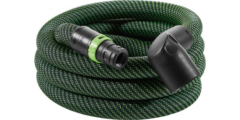 27mm x 3m with 90 Degree Angle Adaptor Anti Static Smooth Suction Hose 577160 by Festool
