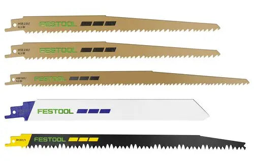 Festool Reciprocating Saw Blade Assortment Set - 5 Pack 577496