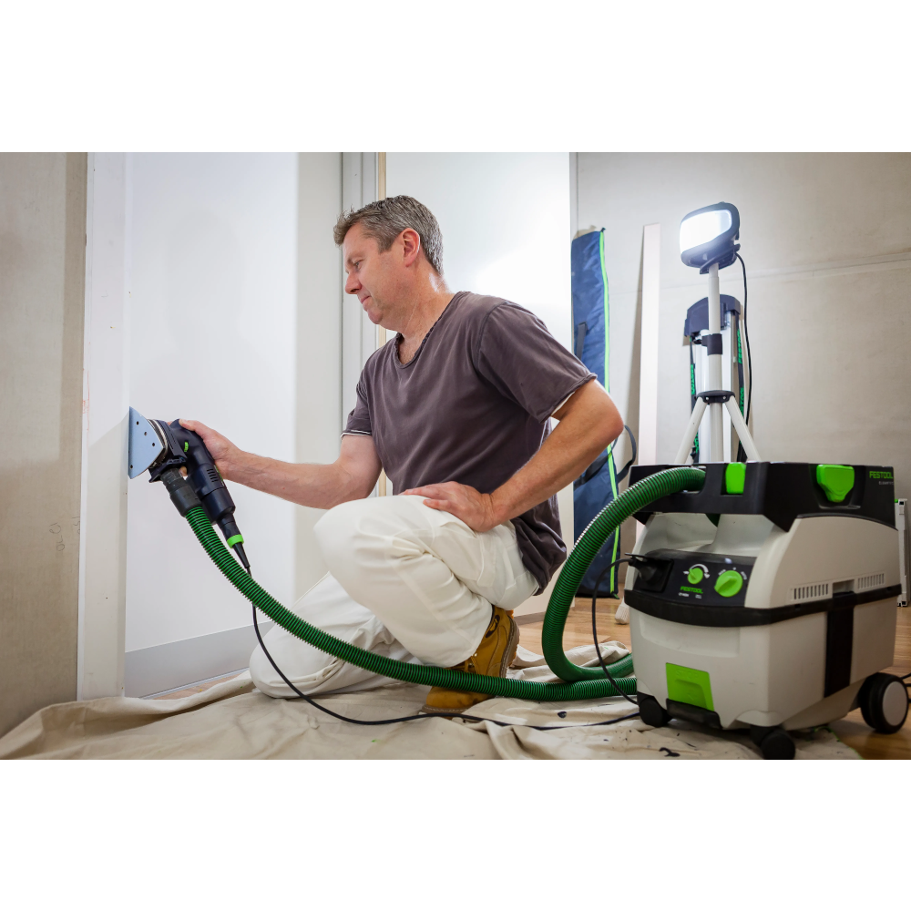 DTSC 400 18V 100mm x 150mm Cordless Orbital Iron Head Sander Bluetooth 3.0 Ah Set in Systainer 577516 by Festool