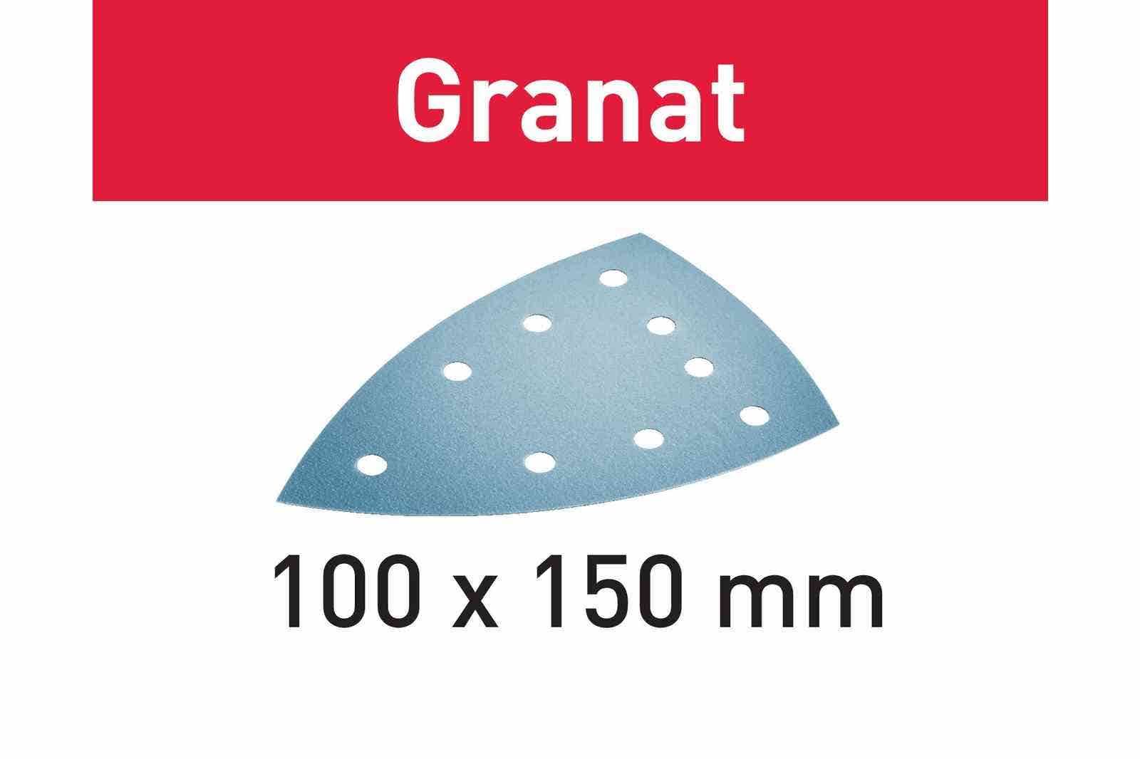 Granat Abrasive Sheet 100mm DELTA P240 - 100 Pack by Festool