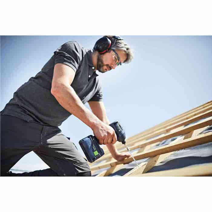 Festool TID/TPC 18V 2 Piece Impact Driver and 4 Speed Hammer Drill 4.0/5.0Ah Set in Systainer 577657