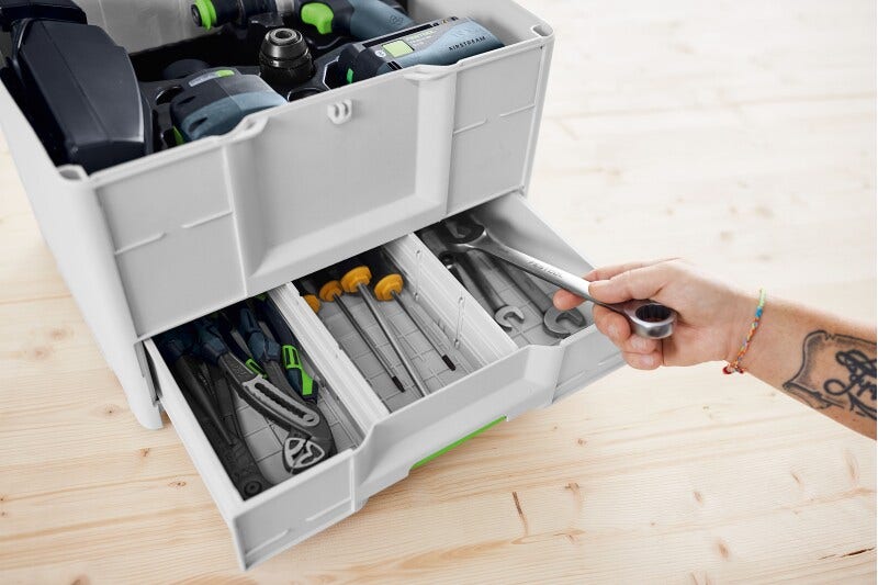 Festool Systainer3 Combi 3 Storage Box SYS3-COMBI M 337 577767