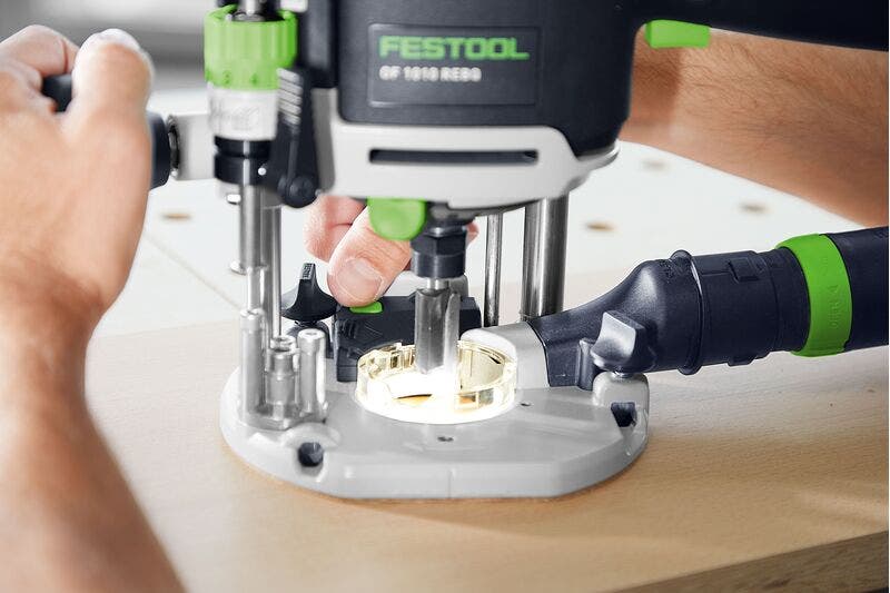 Festool OF 1010R 55mm Plunge Router with Light in Systainer 578016