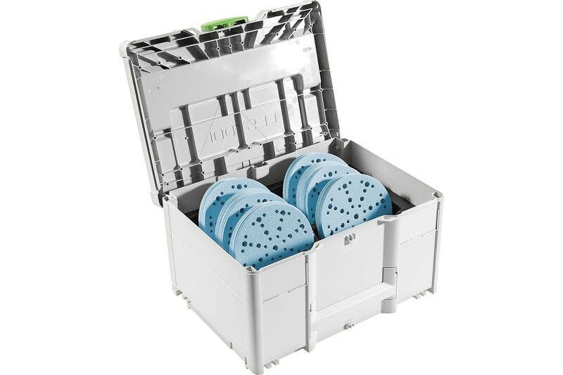 Festool Granat Abrasive Disc Systainer Set 150mm 48 Hole 578192