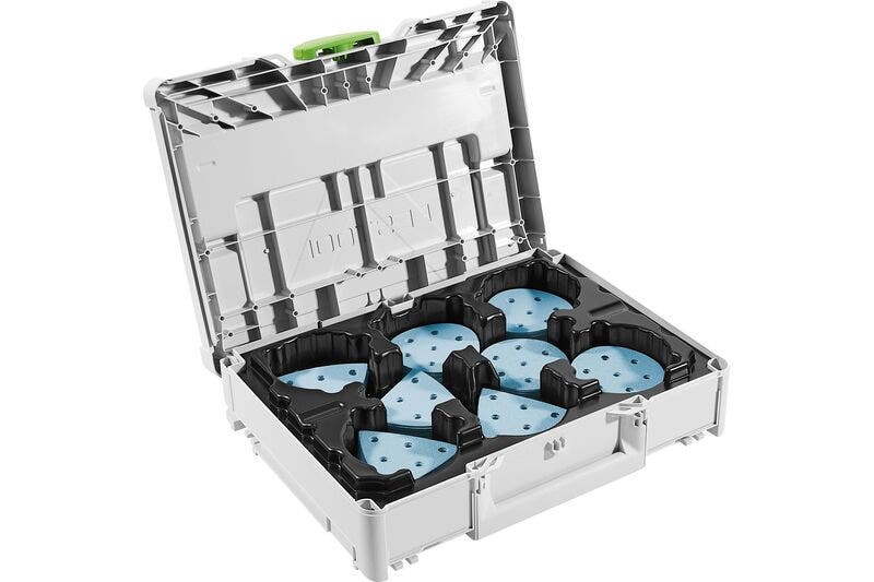 Festool Granat Abrasive Systainer Set 6 Hole for RO 90 578196