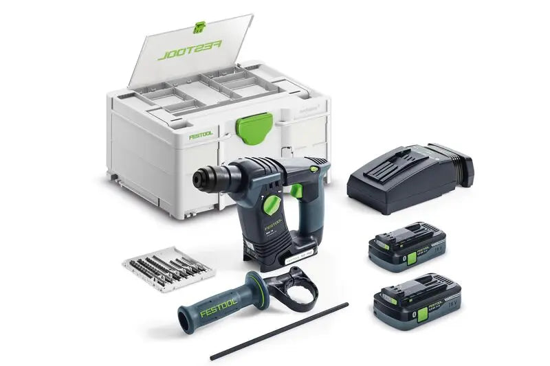 BHC 18V Cordless Rotary Hammer 5.0Ah Bluetooth Set in Systainer 578282 by Festool