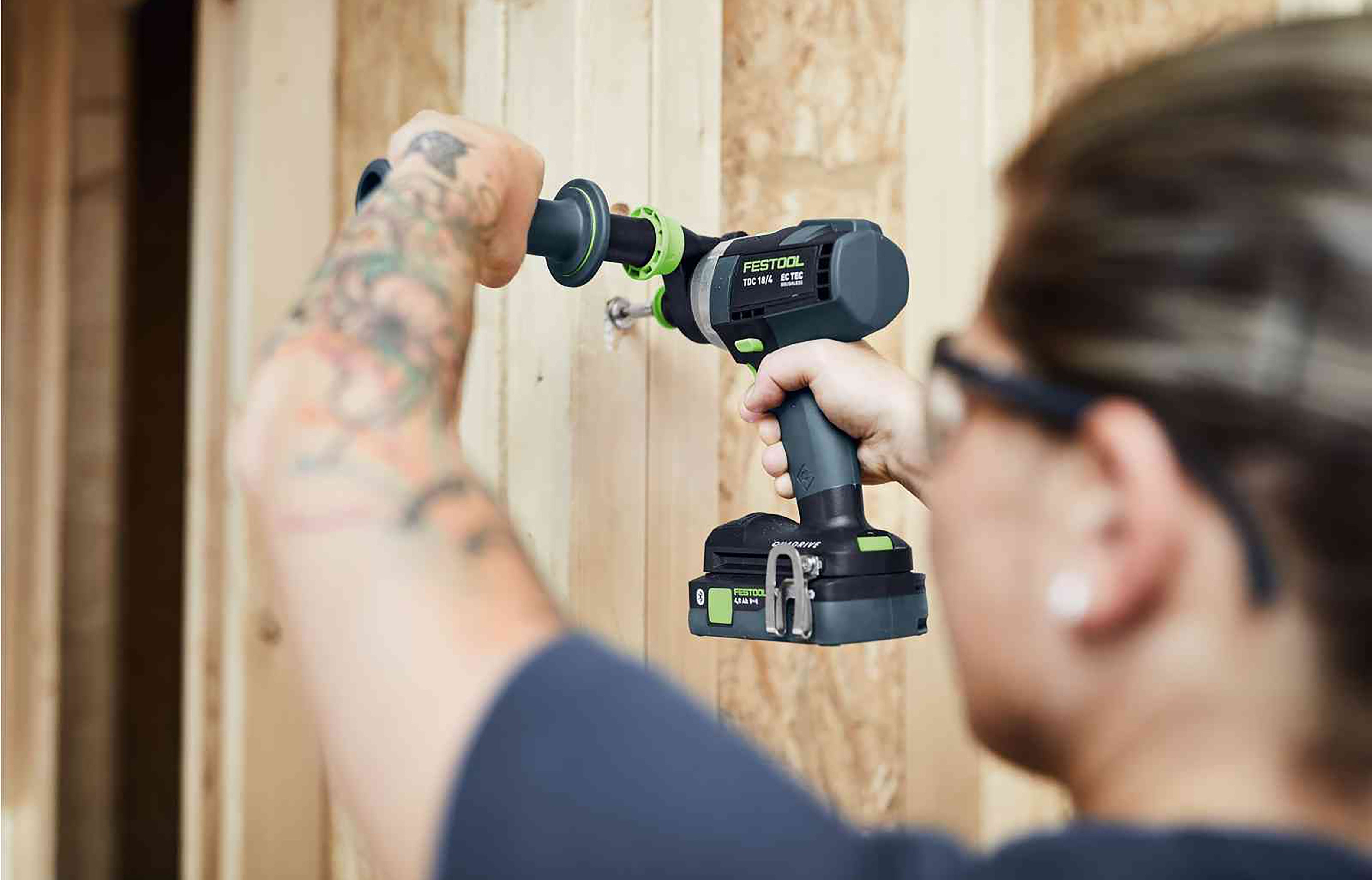 18V 5.0Ah 13mm 4 Speed Drill Bluetooth Set in Systainer Kit TDC 18/4 5.0 I-Plus (578285) by Festool