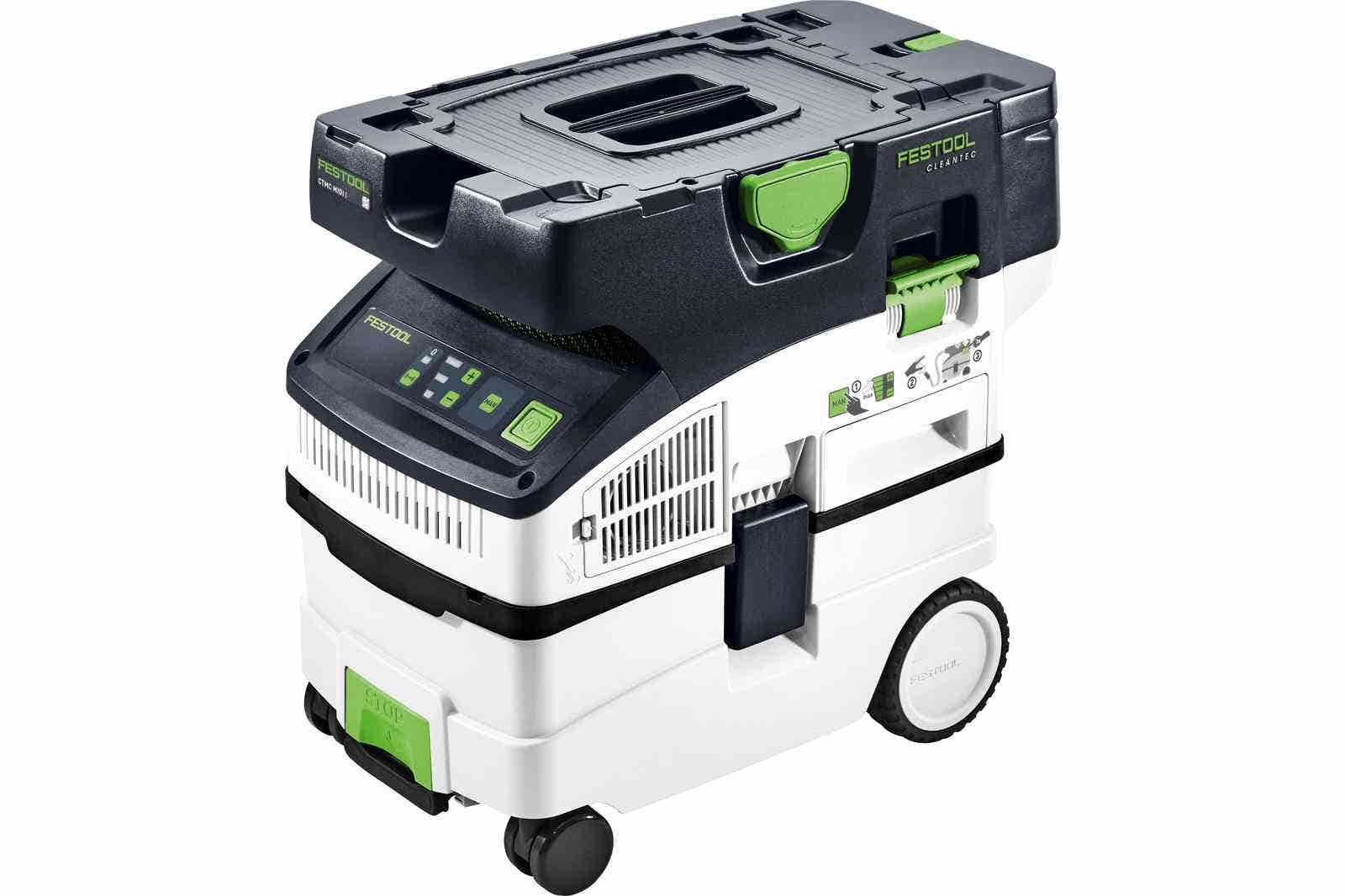 CTMC MIDI 15l M Class 18V Cordless Mobile Dust Extractor 8.0Ah Bluetooth Energy Set 578299 by Festool