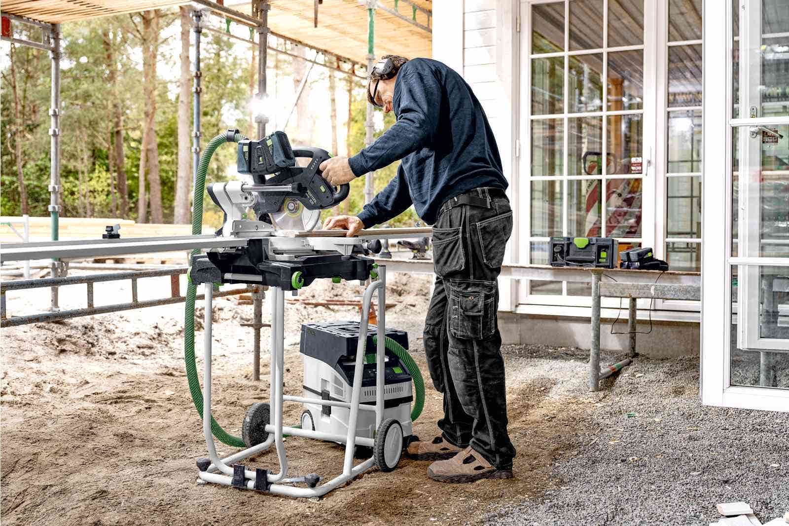 CTMC MIDI 15l M Class 18V Cordless Mobile Dust Extractor 8.0Ah Bluetooth Energy Set 578299 by Festool