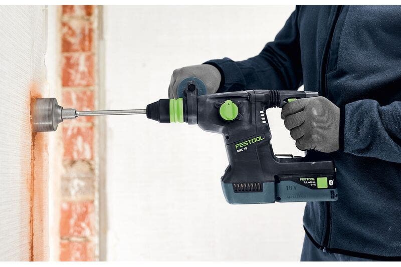 KHC 18V Cordless Rotary Hammer 5.0Ah Bluetooth Set in Systainer KHC 18 Li TCL6-Plus (578538) by Festool