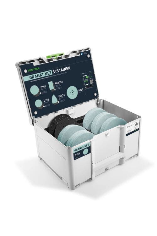 Festool Granat Net Abrasive Disc Systainer Set 150mm 578718