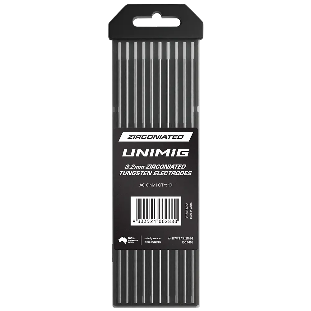 Unimig Zirconiated Tungsten White 3.2Mm Qty 10 Ptr0006-32