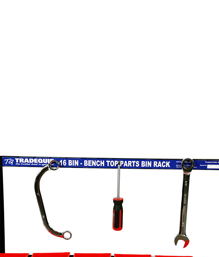 16 Bin Parts Storage Bin Rack 6051 by TQB