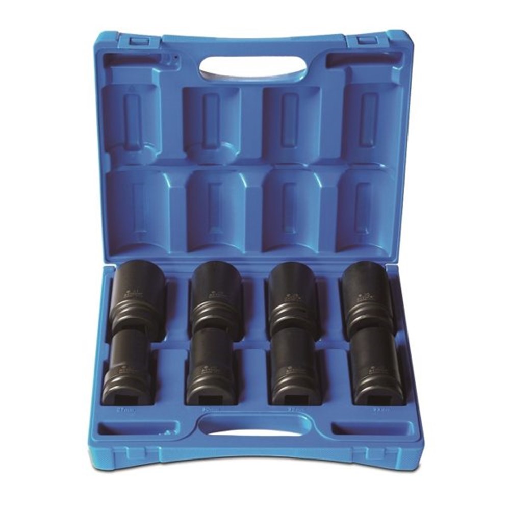 Action 8Pce 1" Drive 6-Point Metric Deep Socket Set 605520801