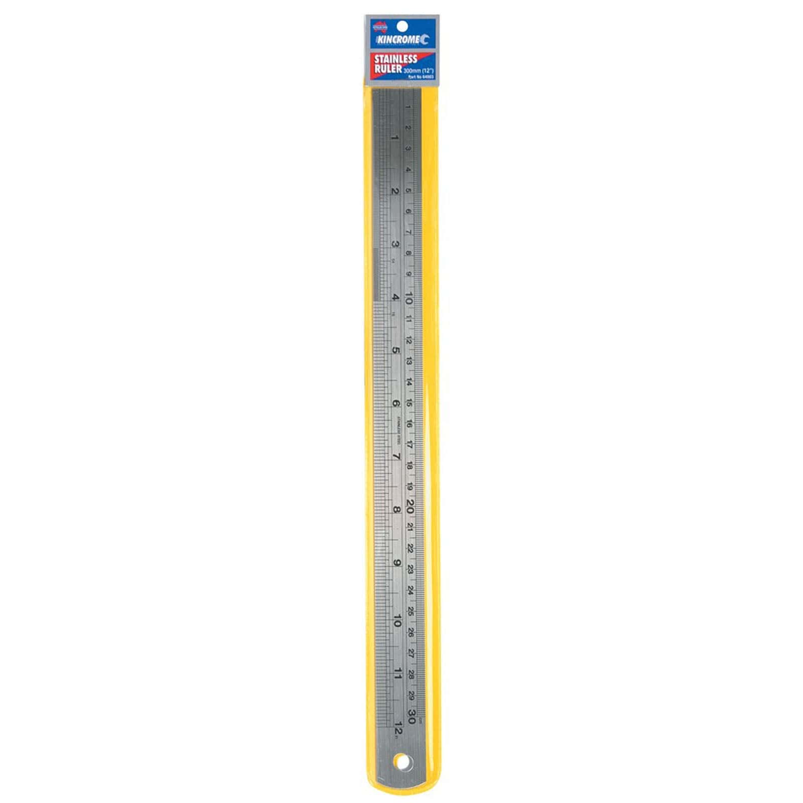 Stainless Steel Rule 300mm (12") Metric & Imperial - 64003 by Kincrome