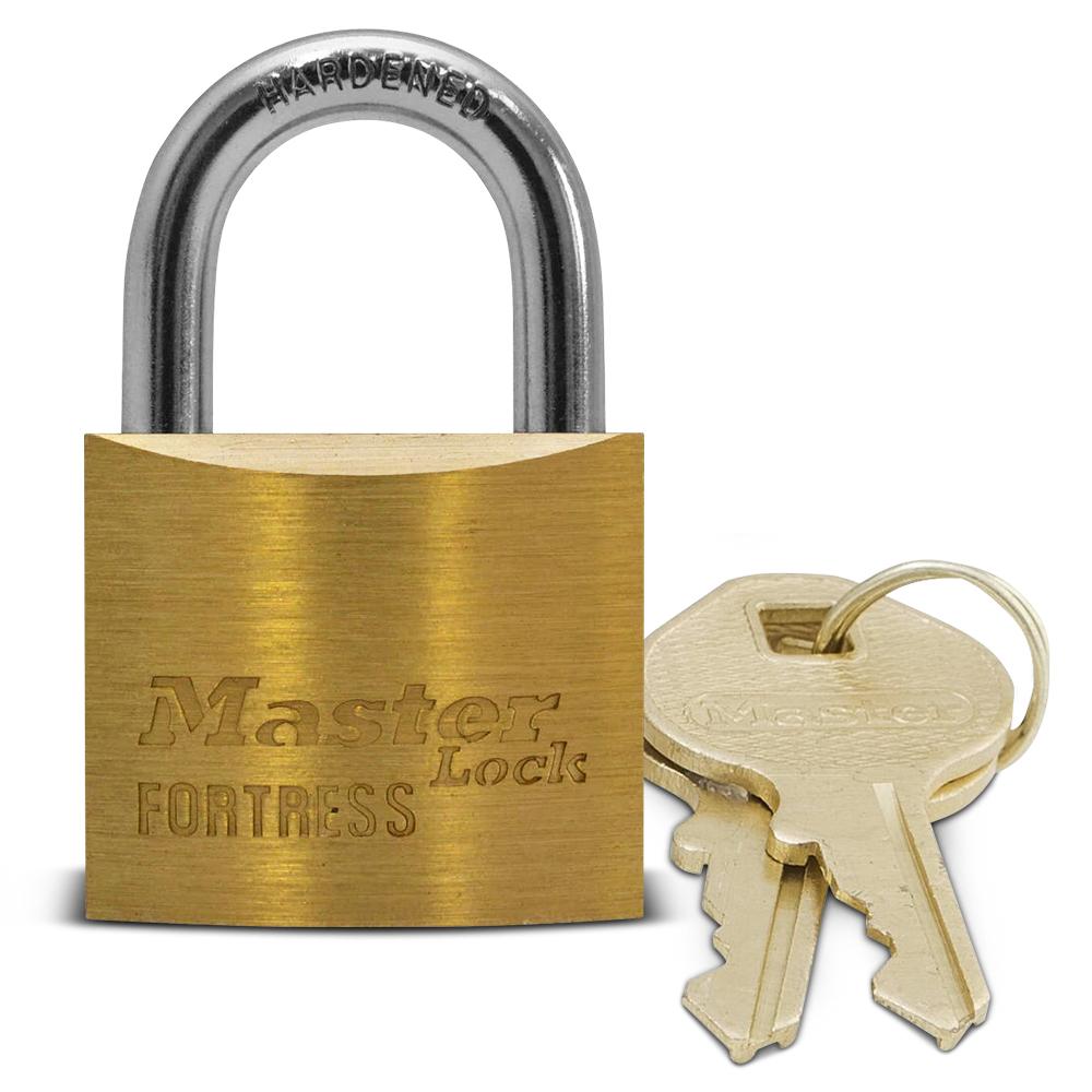 Master Lock 50mm Fortress Brass Padlock With 25mm Shackle FM8850DAU