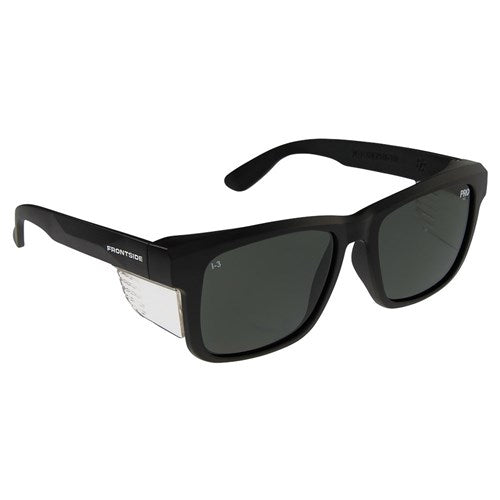 Safety Glasses Polarised Smoke Lens with Black Frame (6512BK) by Frontside