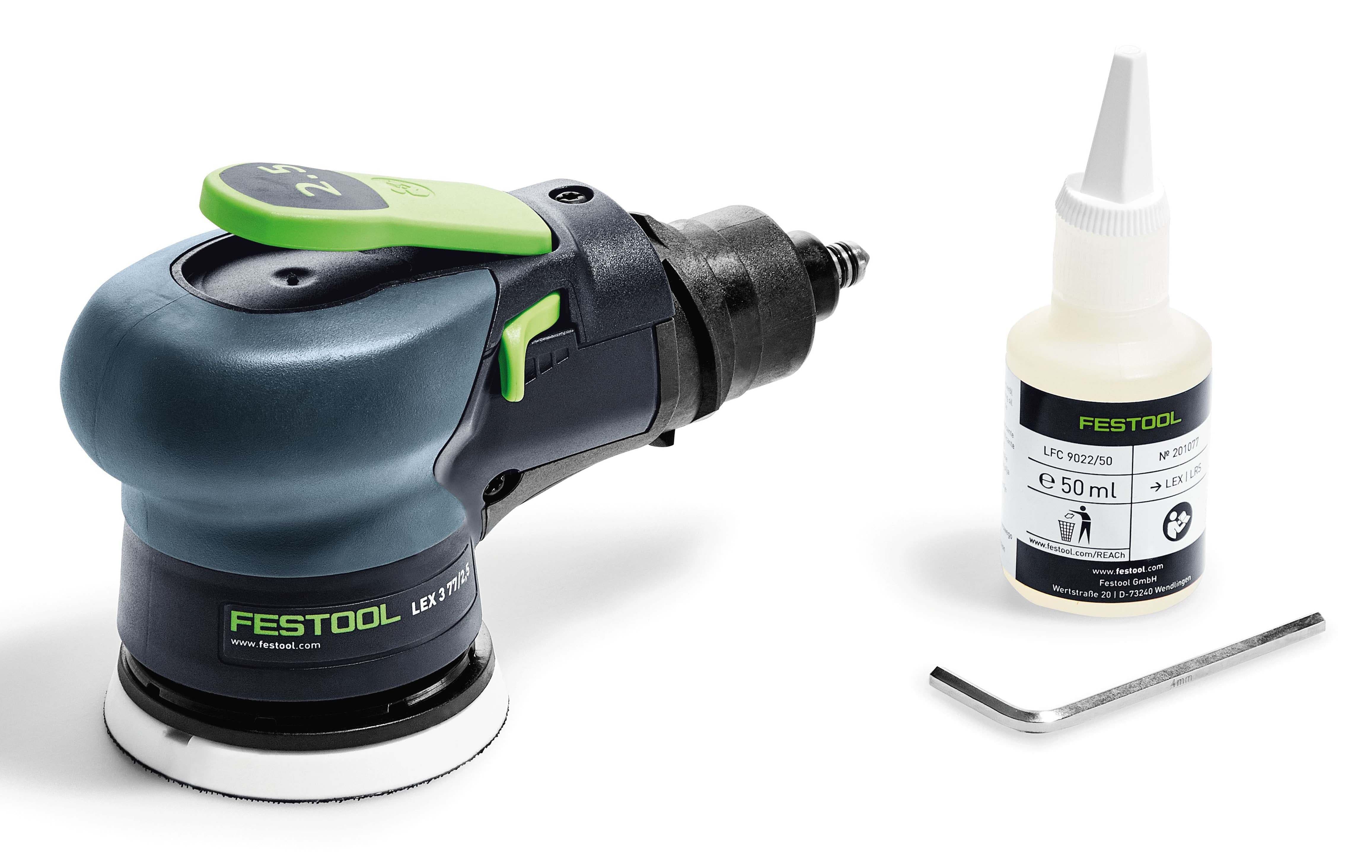 Festool LEX 3 77mm Compressed Air Random Orbital 2.5mm Sander 691131