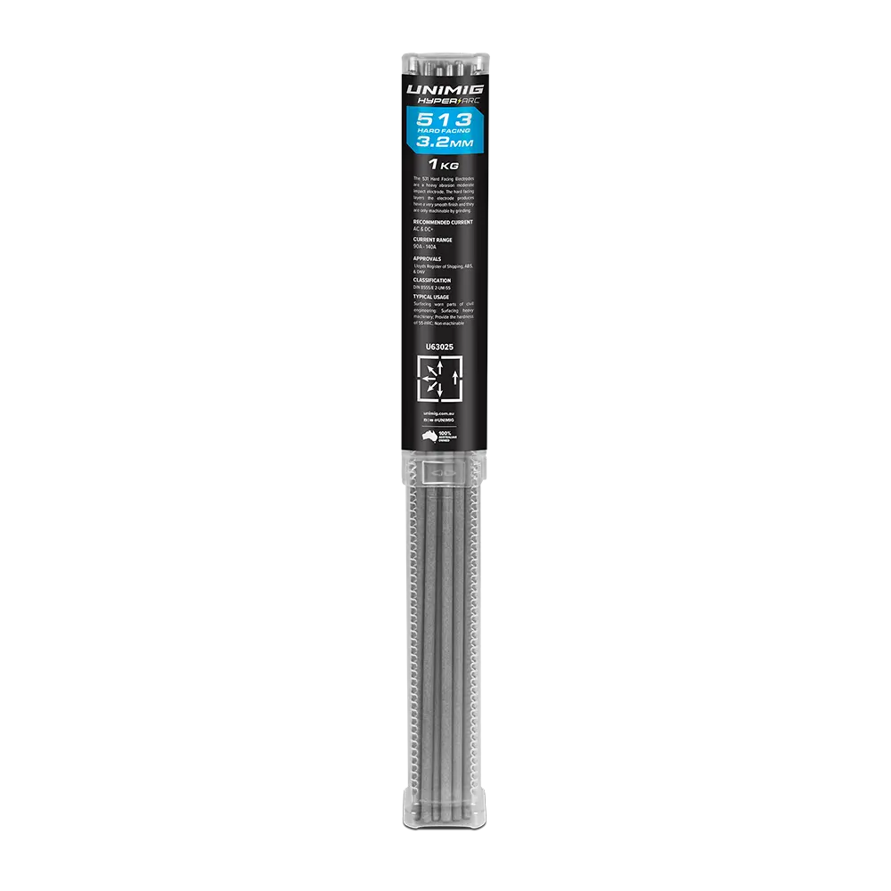 Unimig Hyperarc 531 Hardfacing Electrodes 3.2Mm 1Kg U63025