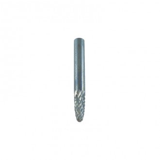 Carbide Burrs (Ball Nosed Tree), 1/4" Shank, Double Cut by Josco