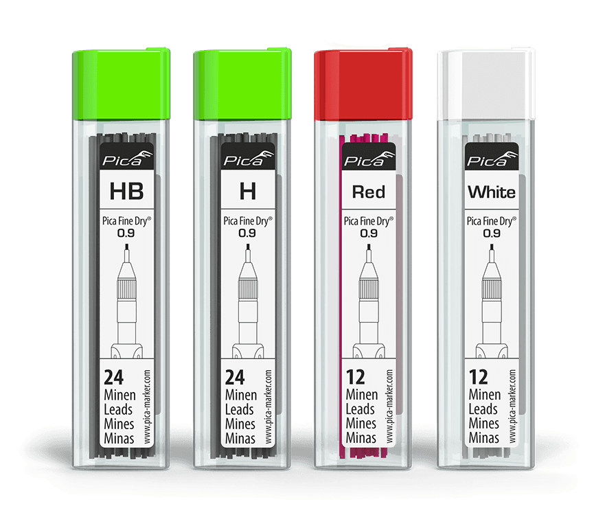 Pica Fine 0.9mm Dry Refill Leads