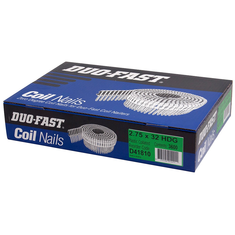 Paslode Collated Coil Nails – Duo-Fast CNP 50.1 Compatible (Multiple Sizes & Finishes)