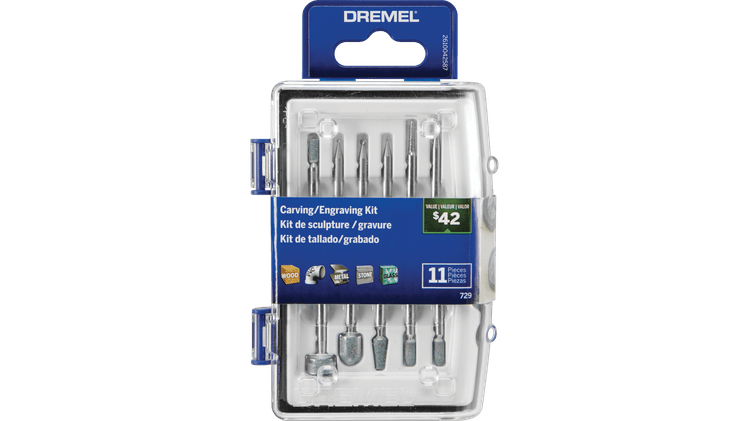 Dremel 729-01 11Pce Carving/Engraving Accessory Micro Kit 26150729AA