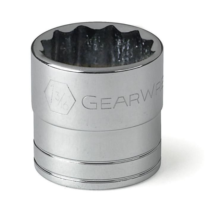 1-3/16” 1/2” Drive SAE 12 Pt. Standard Socket 80793 by Gearwrench