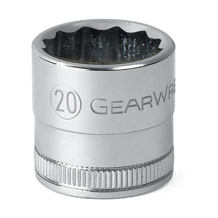 8mm 1/2” Drive 12 Pt. Standard Metric Socket 80805 by Gearwrench