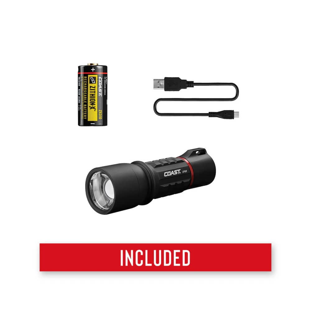 Coast Rechargeable 400 Lumen Pure Beam Focusing LED Torch COAXP6R