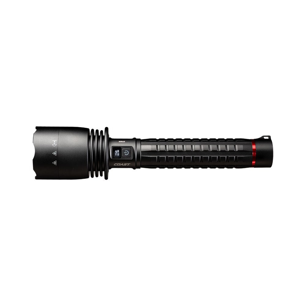 Coast Rechargeable 15000 Lumen Torch with POWER IQ OLED Real-time Display COAXP80R (811813)