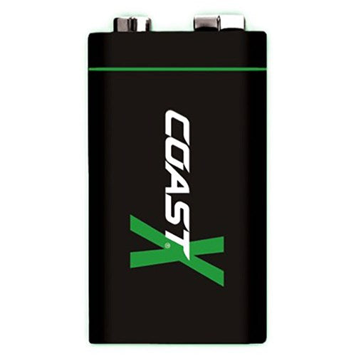 Coast ZITHION-X USB-C 9V Rechargeable Batteries COAZX9V 813061 | 2 Pack