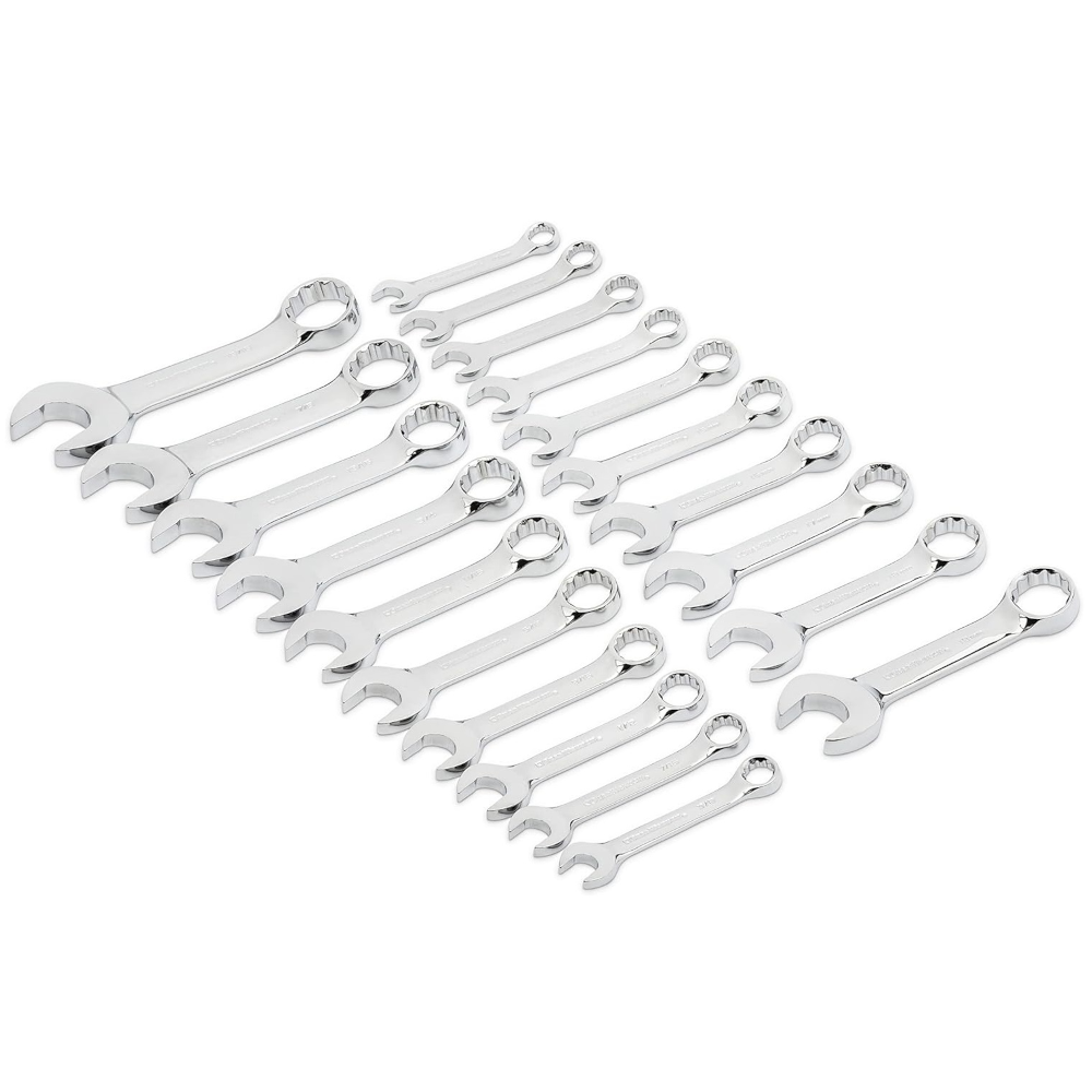 20 Pc. 12 Point Stubby Combination SAE & Metric Wrench Set 81903 by Gearwrench