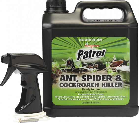 Patrol Patrol Ant, Spider & Cockroach Killer RTU by Amgrow