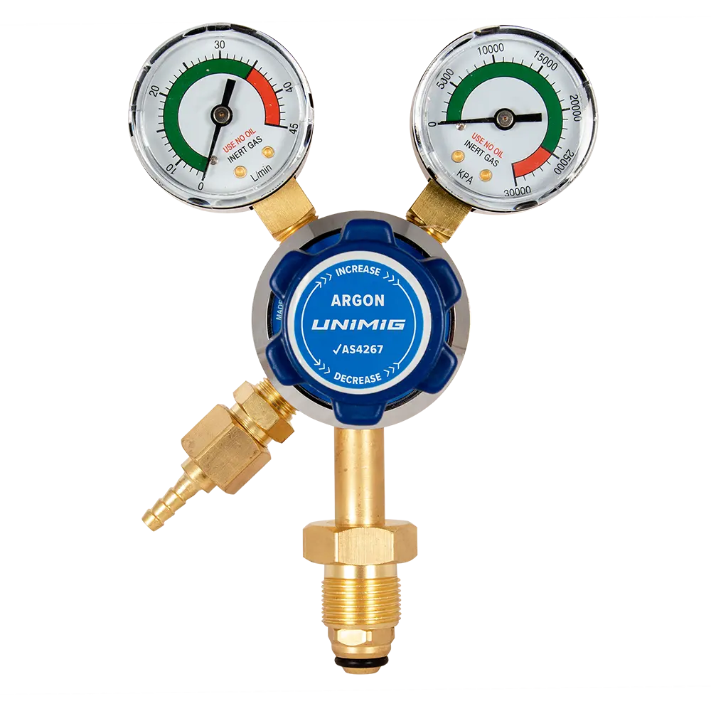 Unimig Regulator Vertical Inlet Argon Argon-Regulator
