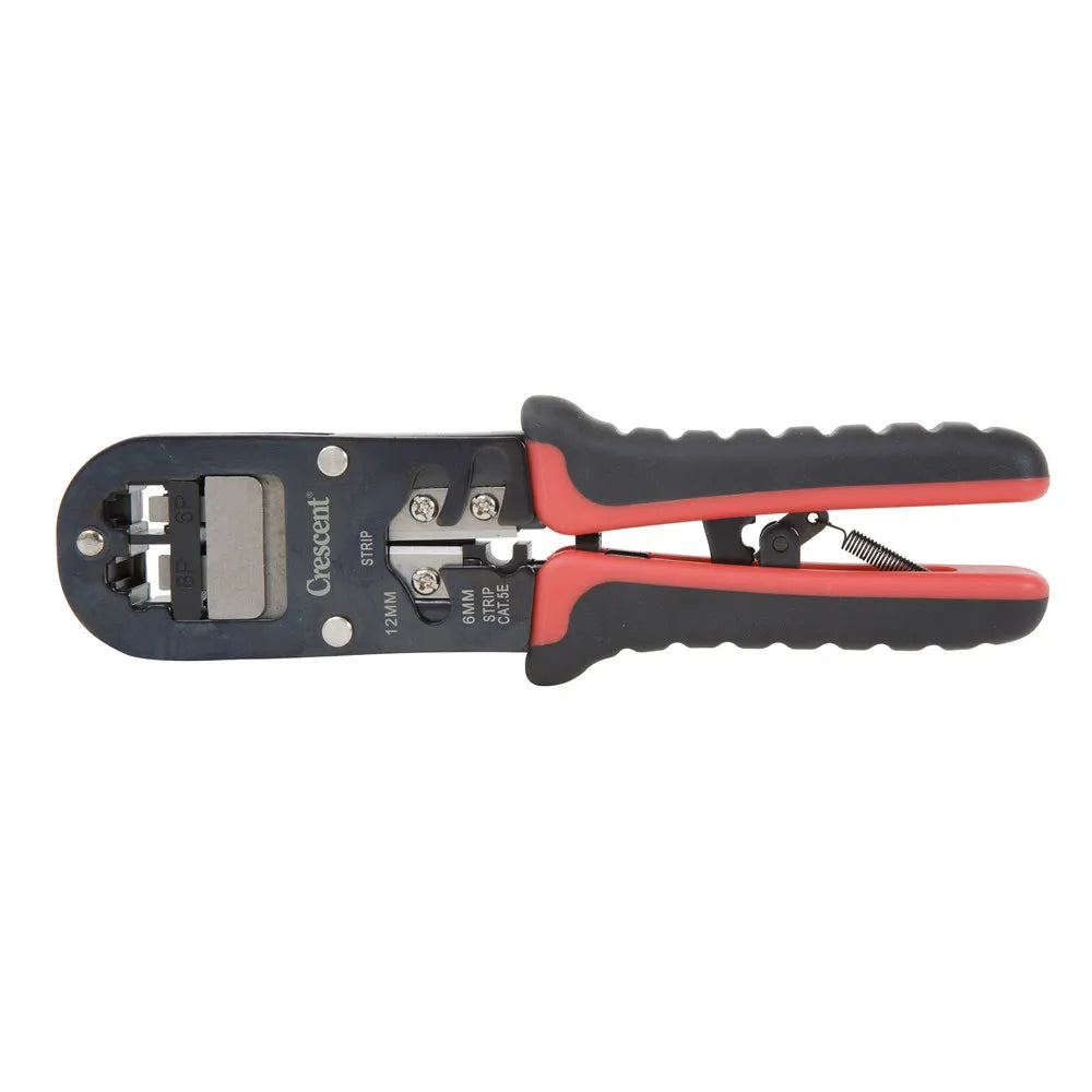 Crescent Ratcheting Data Crimper and Wire Stripper CDC68