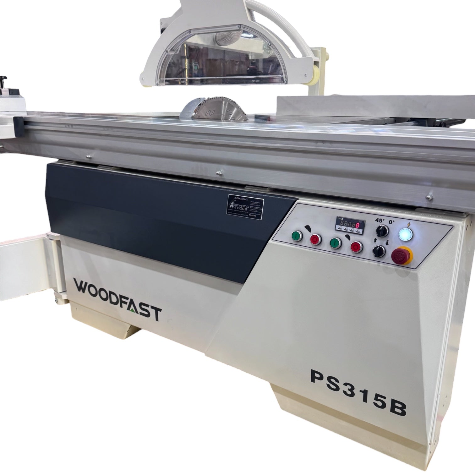 Woodfast 315mm (12") 2.6m or 3.2m Sliding Panel Saw 3HP 240V & 5.5HP 415V PS315B
