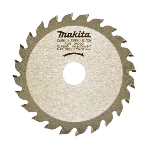 Makita 110mm x 20mm 24T TCT Circular Saw Blade A-88864
