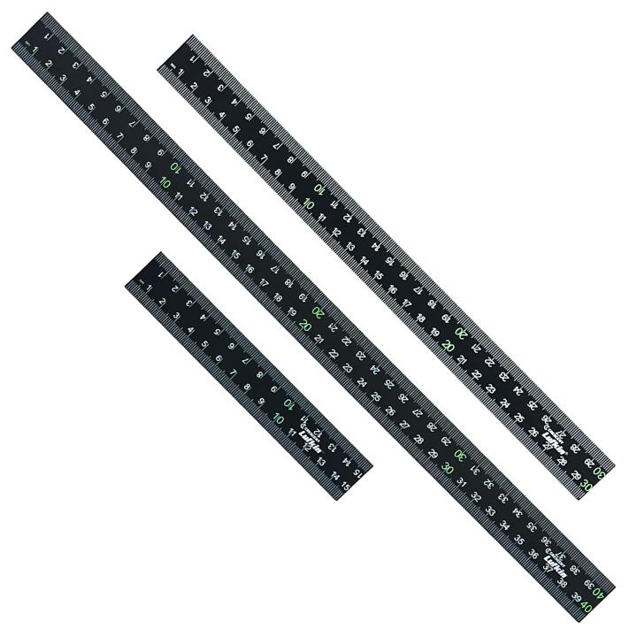 Crescent Lufkin 3Pce 150, 300, 400mm Nite Eye Aluminium Combination Square Set LCS3PCNE