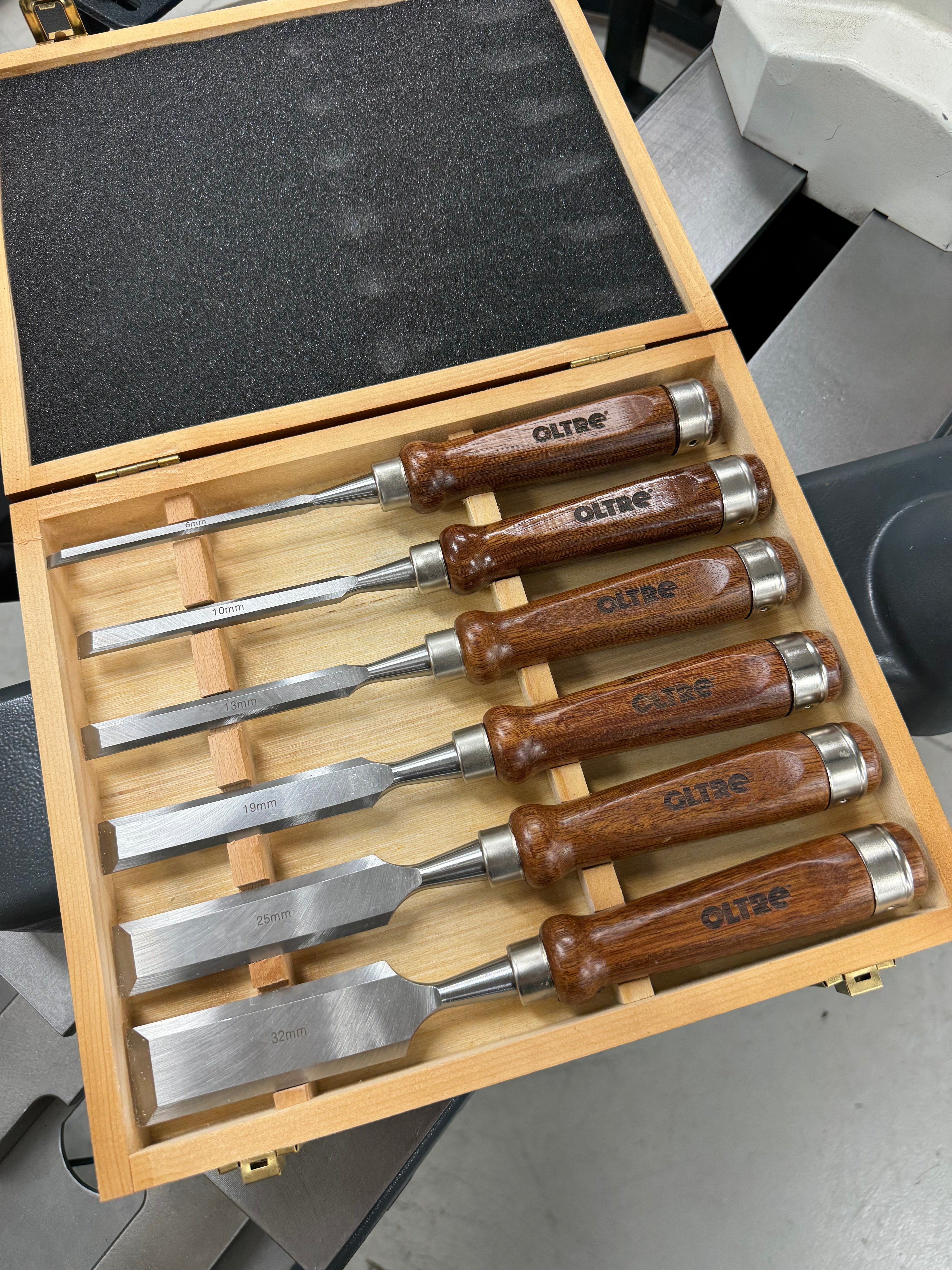 6Pce Woodworking Chisel Set OT-WWCS-6 by Oltre *New Arrival*